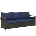 Rattan Wicker Sofa - Image 2