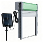 Solar Powered Automatic Chicken Coop Door with 4 Modes Light Sensor Timer Remote Control, Anti-Pinch Weatherproof Aluminum Opener for Chickens Ducks Rabbits Poultry - Image 2