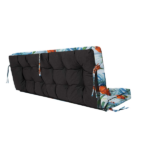 Outdoor Swing Cushions 55 Inch, Waterproof 4" Thick Porch Swing Cushion Replacement with Backrest and Ties, Comfortable 2-3 Seat Pation Swing Pad for Backyard, Garden, Lawn, Outdoor Furniture Qingxin summer - Image 8