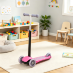 Pink 3-in-1 Ride on Push Car Kids Scooter Sliding Walker with Adjustable Handlebar 3 Balanced Wheels Removable Storage Seat for Ages 2-6 - Image 7