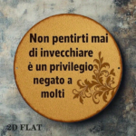CIFbuy 1pc Vintage Italian Phrase "Don't Regret Tomorrow" Round Aluminum Wall Plaque, 8-Inch Dark Brown Border Sign, Italian Language D TikTok, TikTok, Self-pickup Logiopics - Image 4