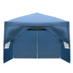 3 x 3m Two Doors & Two Windows Practical Waterproof Right-Angle Folding Tent Blue - Image 31