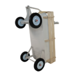 Outdoor carriage, all terrains, wooden railings, solid tires, garden carriage,Load-bearing capacity: 176LBS - Image 17