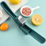 Advanced Garlic Squeezing Set - Rust proof and dishwasher safe professional garlic crushing tool - easy to squeeze, easy to clean, soft handle, ergonomic - Image 8