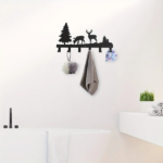 CIFbuy Exquisitely Designed Metal Elk Key Hooks: Wall-mounted, Multi-functional Hooks Ideal for Hanging Clothes, Bags, and Keys. Elevate Your Room's Aestheti(TikTok/temu self-pickup orders) - Image 3
