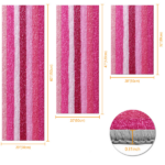 Three-piece kitchen rug set, non-slip and washable, abstract pattern kitchen hallway rug, soft and comfortable, suitable for sinks, floors, entrances, hallways and bathrooms. - Image 5