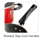 Non-Stick Red Cookware Set, 9 Piece (Shipment from Walmart) - Image 4