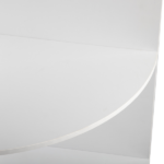 3-Tier Corner Salon Cabinet with 1 Door & 1 Drawer, 15mm E0 Grade Particleboard Matt White, 75.2" H Multipurpose Storage Cabinet for Beauty Salon Spa Bathroom Bedroom - Image 6