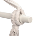 Pillow Tassel Hanging Chair Beige - Image 3