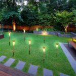 24pcs 5W High Brightness Solar Power LED Lawn Lamps with Lampshades Warm White - Image 12