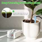Smart Auto Plant Watering Device Low Noise 4W Efficient Drip Irrigation Kit with Low Water & Low Battery Alarm, 16 Drip Arrows for Indoor Balcony Greenhouse - Image 10