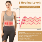 Portable EMS Back Heating Pad Massager, 19 Intensity Levels, 3 Heating Modes (104-122℉), Wireless Rechargeable, Universal Fit Waist Belt, Ideal Gift for Women Men for Pain Relief & Relaxation - Image 2