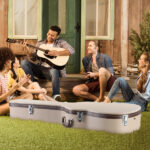 23554151 39" Classical Guitar Hard Case Microgroove Flat Beige - Image 7