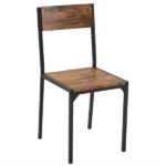 Dining Table Set for 4, Kitchen Table with 2 Chairs and a Bench, 4 Piece Kitchen Table Set for Small Space, Home Kitchen Bar Pub Apartment, Rustic Brown - Image 6