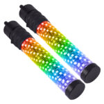 2PCS 1FT Spiral Fat LED Whip Antenna RGB Chasing Light fit for Polaris RZR Can-Am - Image 4
