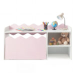 Kids Toy Storage Organizer with Movable Drawer & Anti-Tipping Kit for Playroom Nursery - Pink - Image 3