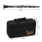 [Do Not Sell on Amazon] 17 Keys Flat B Black Clarinet with Two Mouthpieces Connector for Beginner Student - Image 28