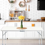 120 x 60 x 70 4Ft Portable Multipurpose Folding Table White - Image 18