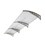 Same Code 51069445 HT-300 x 100 Household Application Door & Window Rain Cover Eaves Transparent Board & Gray Holder - Image 20