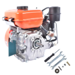 3HP 4-stroke Heavy Duty Single Cylinder Diesel Motor Engine 196CC/2200W (Orange) - Image 6