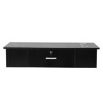 Classic Salon Wall Mount Styling Station Beauty Salon Spa Locking Cabinet Black - Image 3