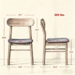 2 pcs Dining chair Only chairs - Image 2