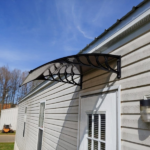 Same Code 29975683 HT-100 x 96cm Household Application Door & Window Rain Cover Eaves Black Holder - Image 27