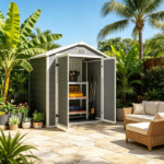 Outdoor Garden Storage Shed Tool House - Image 4