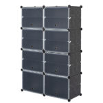 7-Tier Portable 28 Pair Shoe Rack Organizer 14 Grids Tower Shelf Storage Cabinet Stand Expandable for Heels, Boots, Slippers, Black - Image 11
