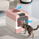 pinkMagic Cube Intelligent Cat litter Box - Free Hands, Enjoy Pure Life | Automatic Cleaning, Silent Design, Preferred for Multi Cat Families - Image 3