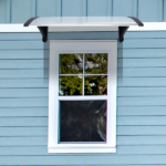 Same Code 87203302 HT-100 x 80 Household Application Door & Window Rain Cover Eaves Canopy White & Black Bracket - Image 25