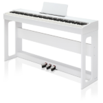 Do Not Sell on Amazon Glarry GDP-104 88 Keys Full Weighted Keyboards Digital Piano with Furniture Stand, Power Adapter, Triple Pedals, Headphone, for All Experience Levels White - Image 15