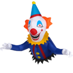 Replace 82852062 3.3 FT Halloween Inflatable Clown Broke Out from Window Outdoor Decorations, Scary Blow up Decor with Built-in LED Lights for Holiday Party Yard Lawn Garden Decor Indoor Outdoor - Image 5