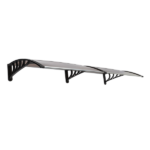 Same Code 82632470 80*38in Household Application Door & Window Rain Cover Eaves Brown Board & Black Holder - Image 9