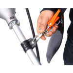 52cc Weed Eater/Wacker Gas Powered, 2 in 1 String Trimme,with 10'' Brush Cutter,Rubber Handle & Shoulder Strap Included - Image 9