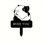 CIFbuy Exquisite Hamster Memorial Metal Yard Stake - An elegant decorative piece, a perfect memento for your beloved pet, an alternative to outdoor statues.(TikTok/temu self-pickup orders) - Image 3