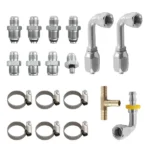 Steering Hose Hookup w/ 6AN Fitting Fit fit for Hydroboost Power Brake Booster Car - Image 2