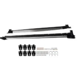 Black Running Board Side Steps fit for Cadillac XT5 2017-2025 Anti-Slip Nerf Bars - Image 6