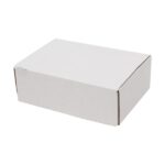 50 Corrugated Paper Boxes 6x4x2 "(15.2 * 10 * 5cm) White Outside and Yellow Inside - Image 5
