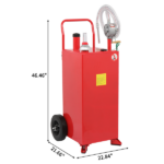 30 Gallon Caddy Tank Storage Drum Diesel Fuel Transfer - Image 29
