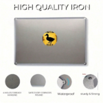 CIFbuy Vintage | Caution Duck Silhouette Metal Warning Sign 8x12 Inch 2D Flat Iron Wall Decor Yellow Retro Art Pre-Drilled Mounting Hol TikTok, TikTok, Hol Self-pickup Logiopics - Image 4