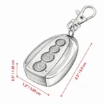 Sliding Gate Opener Remote, 131 ft Range 4-Button Automatic Controller for Driveway Gates & Garage Doors - Image 3