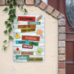 CIFbuy 1pc Classic Iron Metal Sign Everyone Brings Joy To This Class, To This Class, 8x12in Unframed Oblong Tin Poster, Poster, Vintage Classroom Decor Wall P Sign ikTok, Sign ikTok, g Tin Poster Self- Tckup Logiopl Pmed