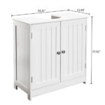 Storage Furniture Bathroom Sink Cabinet White - Image 8