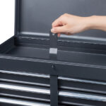4 Drawstring Cabinet Steel Black Lock 330lb Instrument Cart Storage Room - Image 27