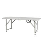 4ft Foldable Lift Patio Plastic Table White SAME AS 21616655 - Image 47