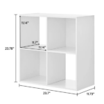 4 Cube Storage Organizer, White (Shipment from Walmart) - Image 4