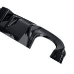 New Rear Lip fit for 2014-2017 Infiniti Q50 Bumper Diffuser Wing Gloss Black Style - Image 2