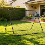 Adjustable Foldable Soccer Rebounder Net Multi-Sport Training Bounce Back Goal 8.5' X 6.5' for Soccer Practice And Training