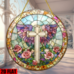 CIFbuy Large Acrylic Cross Window Hanging for Home Decor Religious Gift Church Wedding Baptism (TikTok, temu pick-up service) - Image 6